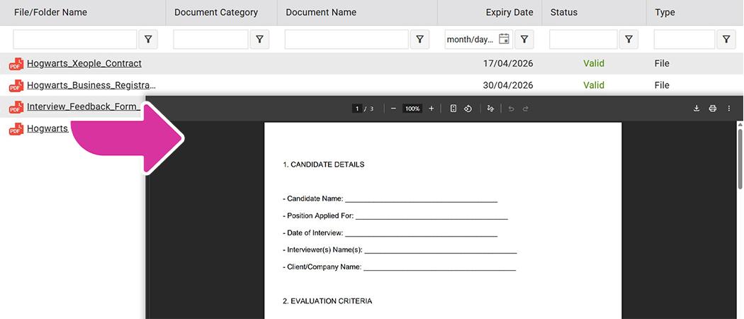 Powered by XeopleRecruit, Australian staffing agencies and recruiters using Entire OnHire can manage the vast array of candidate and client documents with the in-built storing repository, permission-controlled links and CV parsing.