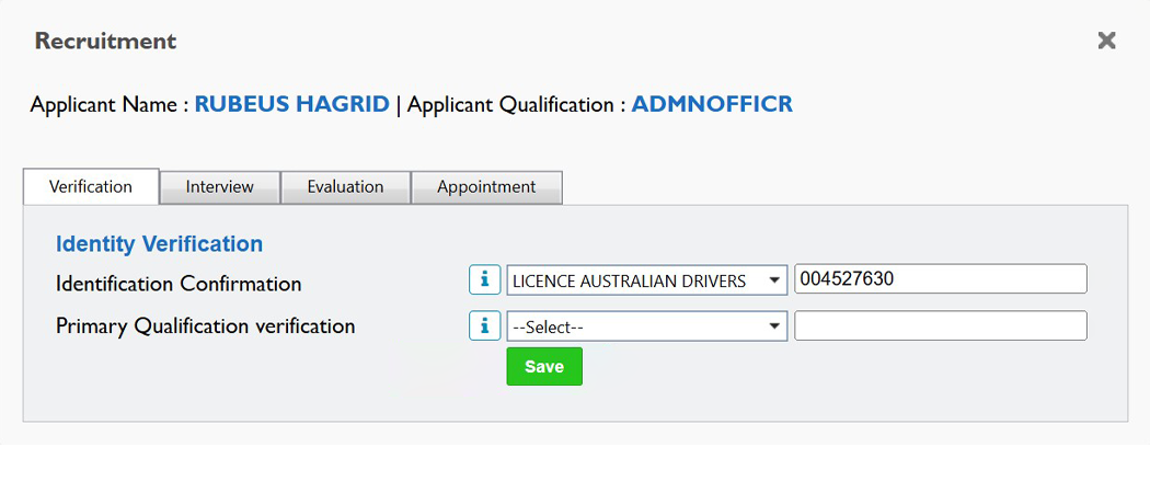 Recruitment Candidate Onboarding Compliance Checks Software - Entire OnHire Preview of the built in identity validation, TFN declarations, visa verification and role-specific documentation compliance checks in Entire OnHire's recruitment candidate onboarding software for Australian staffing agencies.