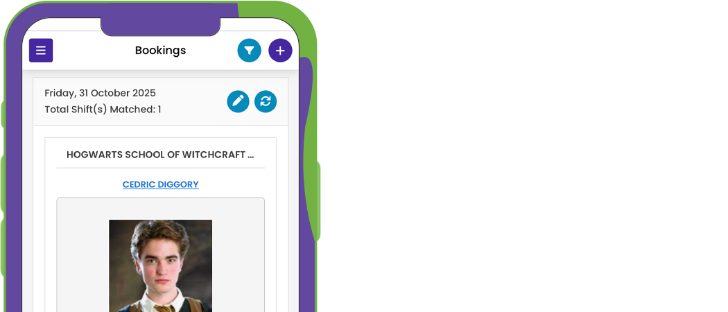 Mobile-Friendly Client Portal Software - Entire OnHire Preview of Entire OnHire's mobile-friendly client portal interface for Australian staffing agency clients to request staff and manage shifts.